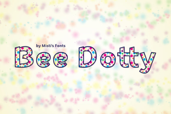 Bee Dotty: A Playful Color Font for Creative Projects