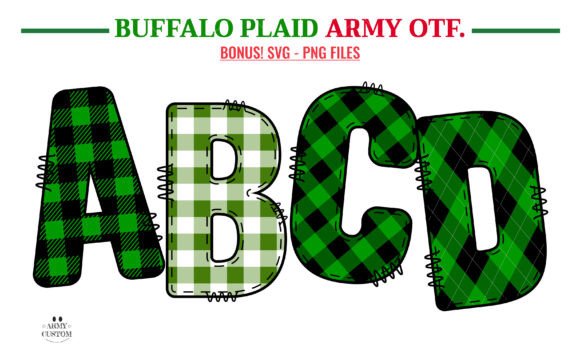 Buffalo Plaid Bundle: A Typeface for Festive Branding