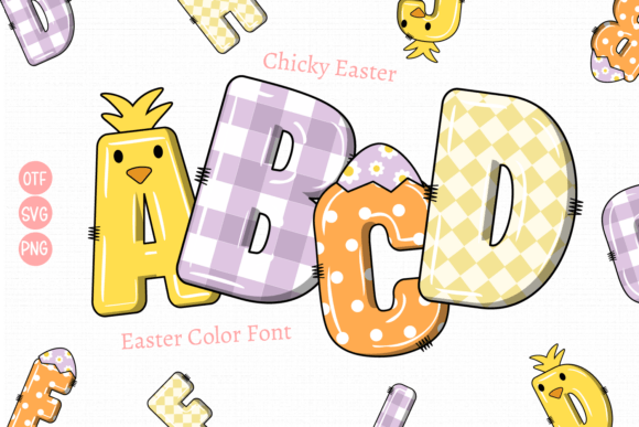 Chicky Easter: A Color Font Bursting with Holiday Charm
