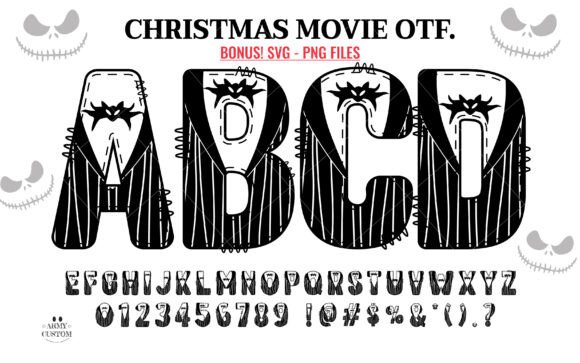 Christmas Movie Jack: A Festive Font for Whimsical Designs