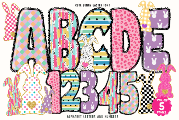 Cute Bunny Easter: A Font That Hops with Festive Joy
