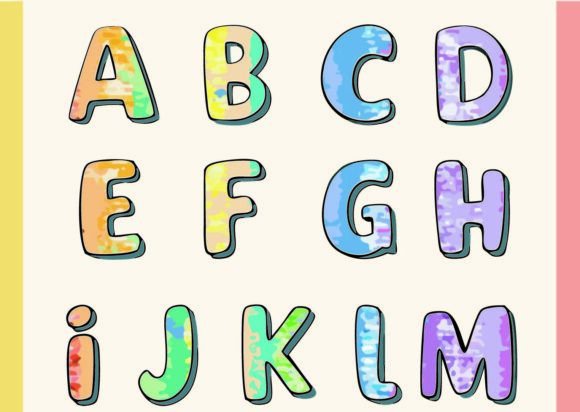 Diana: A Chromatic Font That Paints With Every Letter