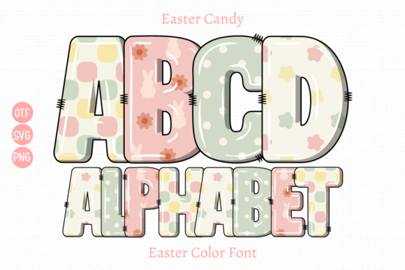 Easter Candy: A Playful Display Font for Creative Projects