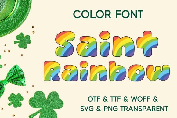 Enchanting St. Patrick's Day Designs with Saint Rainbow