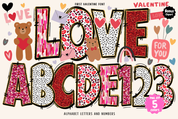 First Valentine: Capturing the Magic of Romance in Typography