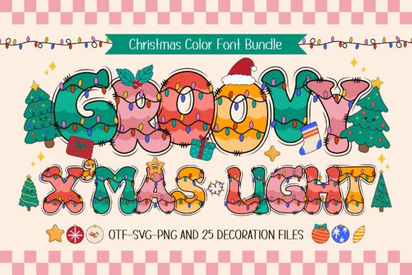 Illuminate Your Holiday Designs with Groovy X'mas Light