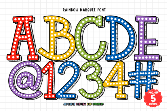 Rainbow Marquee: A Bold Handwritten Font for Vibrant Projects