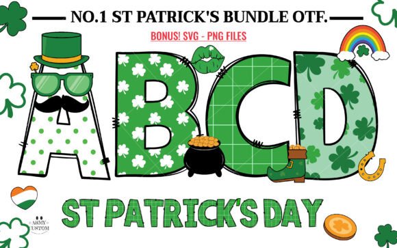 St. Patrick's Day Army Bundle: Your Go-To Festive Font