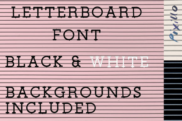 The Authentic Appeal of a Letterboard Typeface