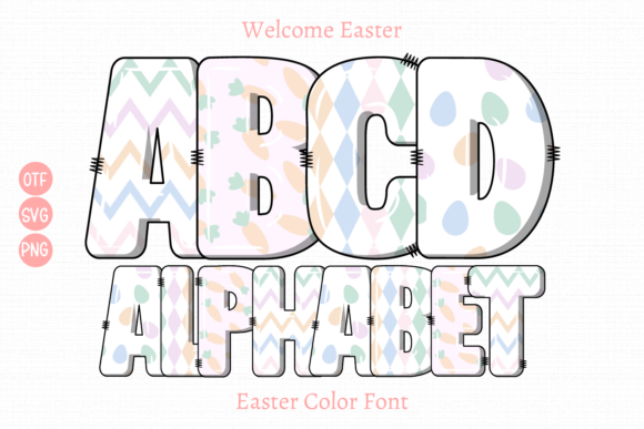 Welcome Easter: A Vibrant Font for Seasonal Design Projects