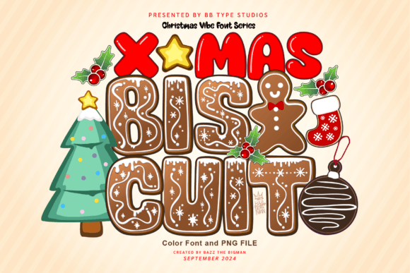 Xmas Biscuit: A Font with Holiday Spice
